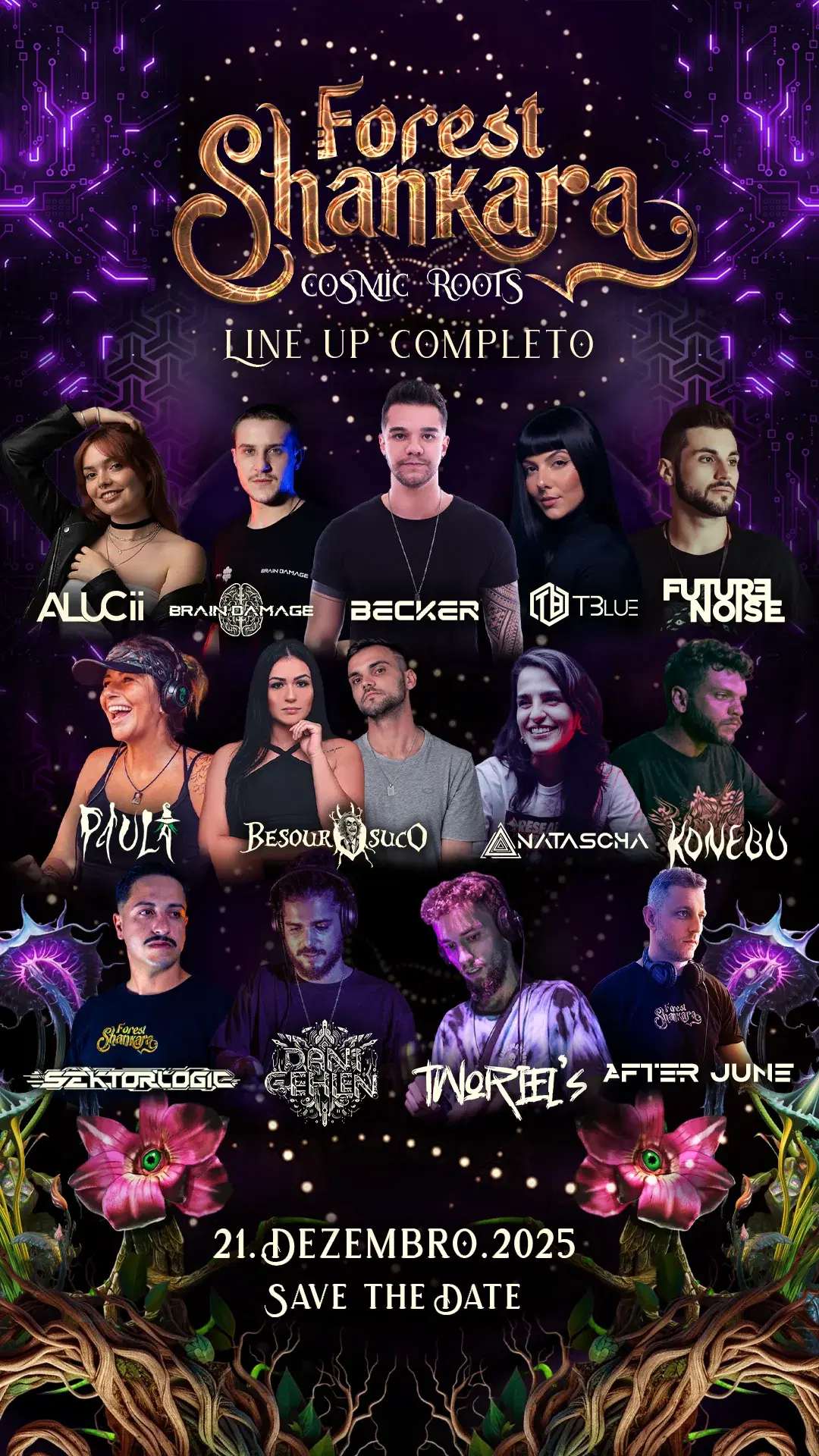 🌲 Line Up Completo 🌲