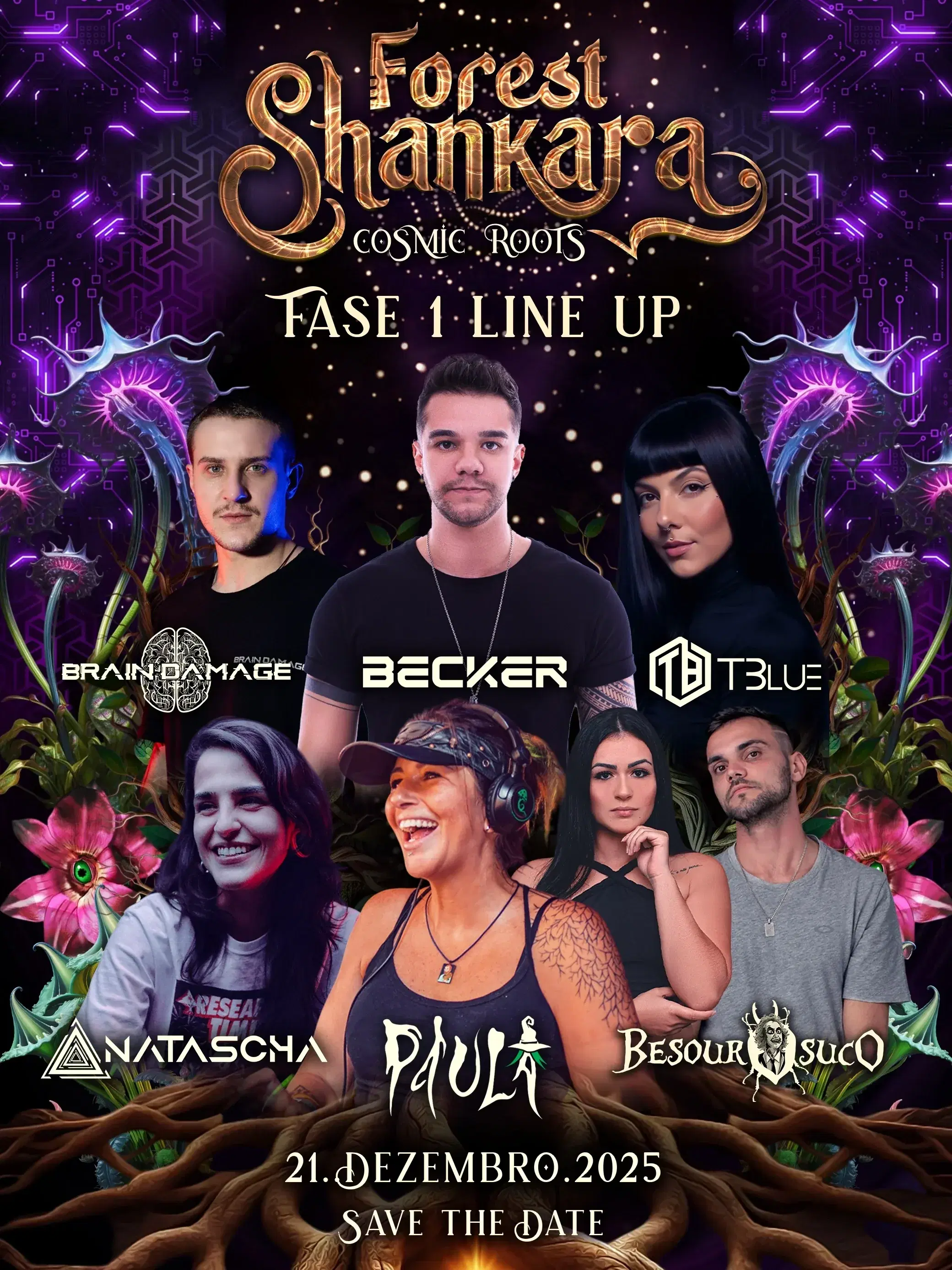 🌳 Fase 1 – Line Up 🌳